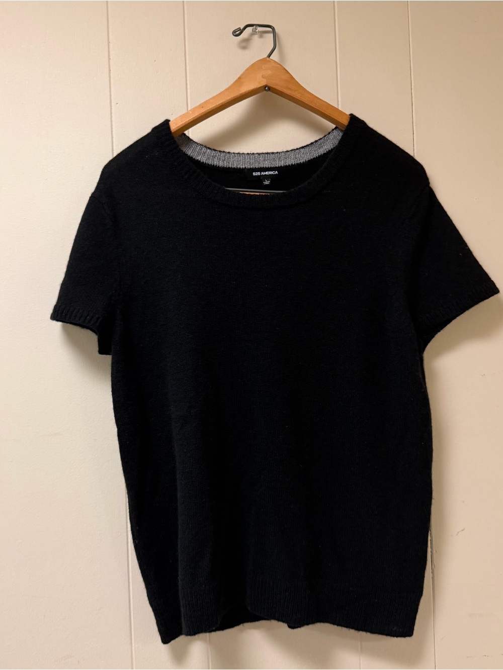 525 America Cashmere short sleeved sweater